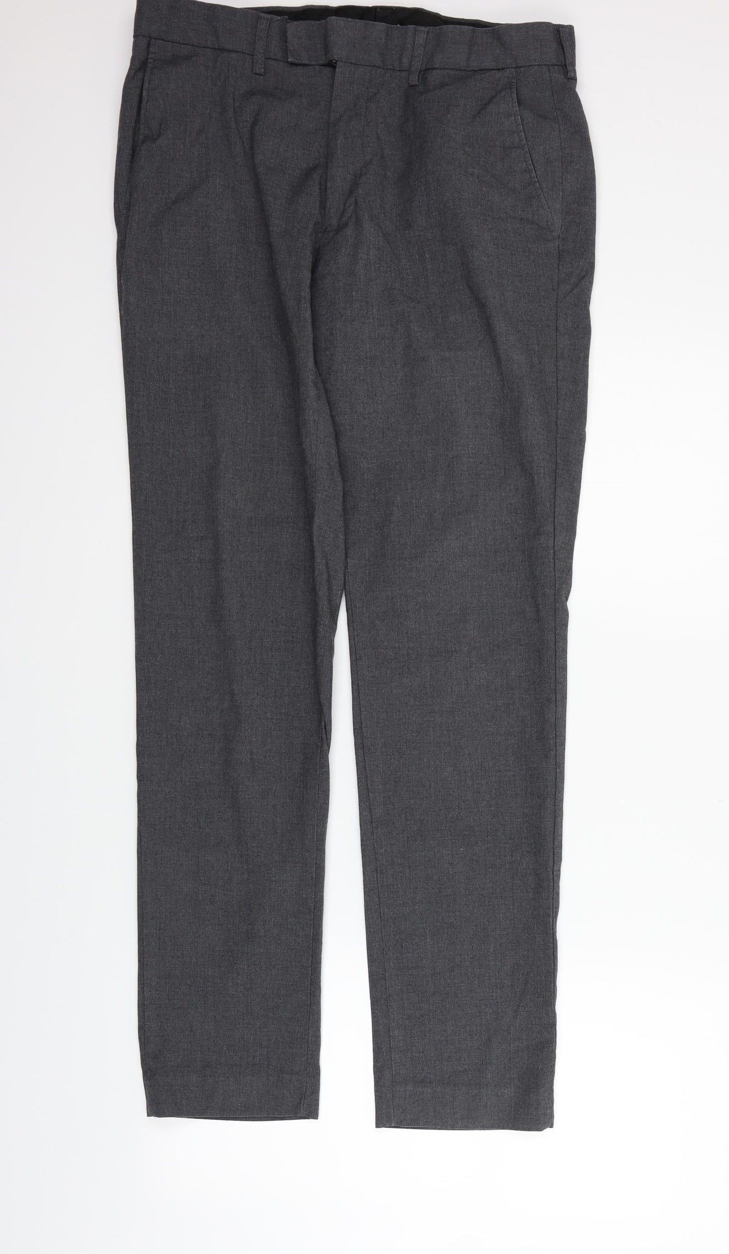 Preworn Womens Grey   Trousers  Size 34 in L28 in