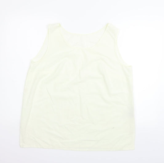 Matchset Womens Beige   Basic T-Shirt Size 18