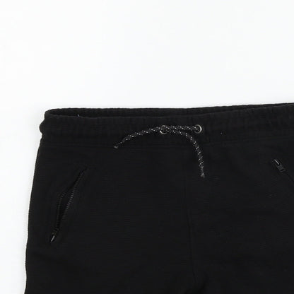 Tu Girls Black   Jogger Trousers Size 8 Years