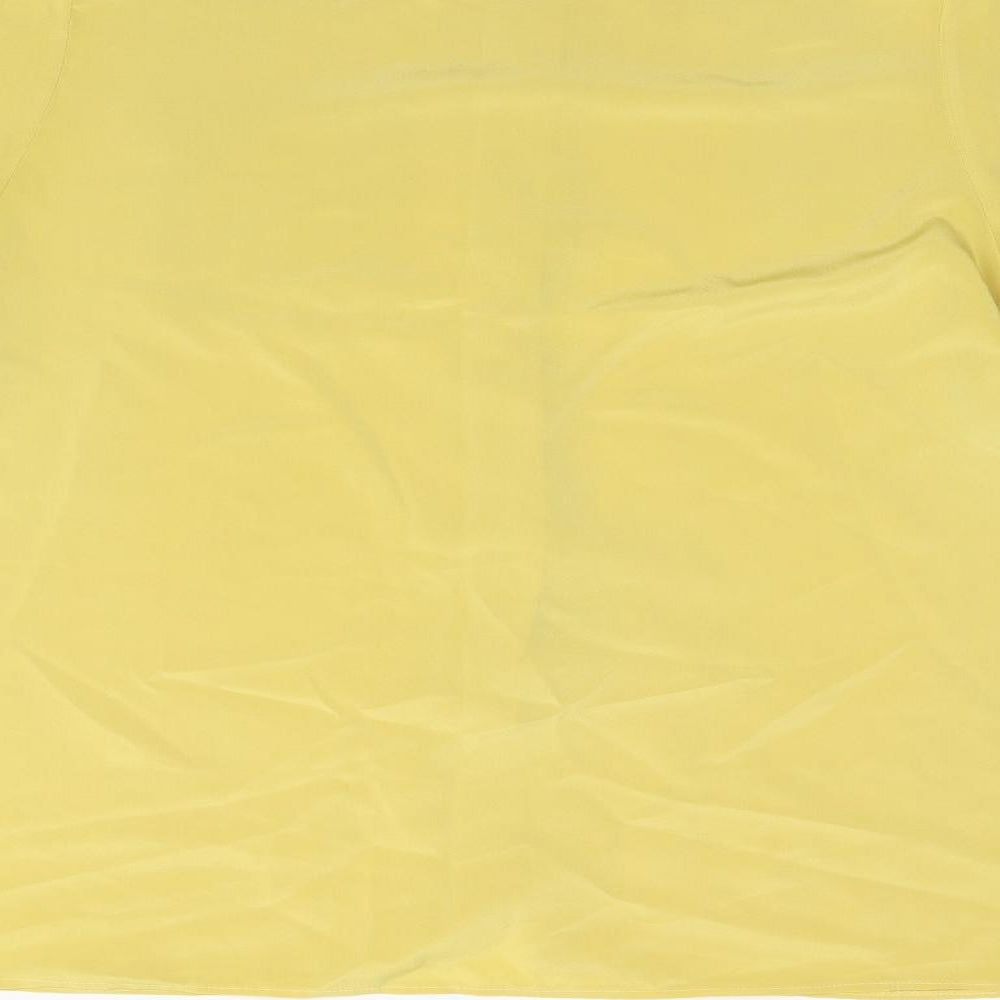 Hamells Womens Yellow   Basic Blouse Size 16