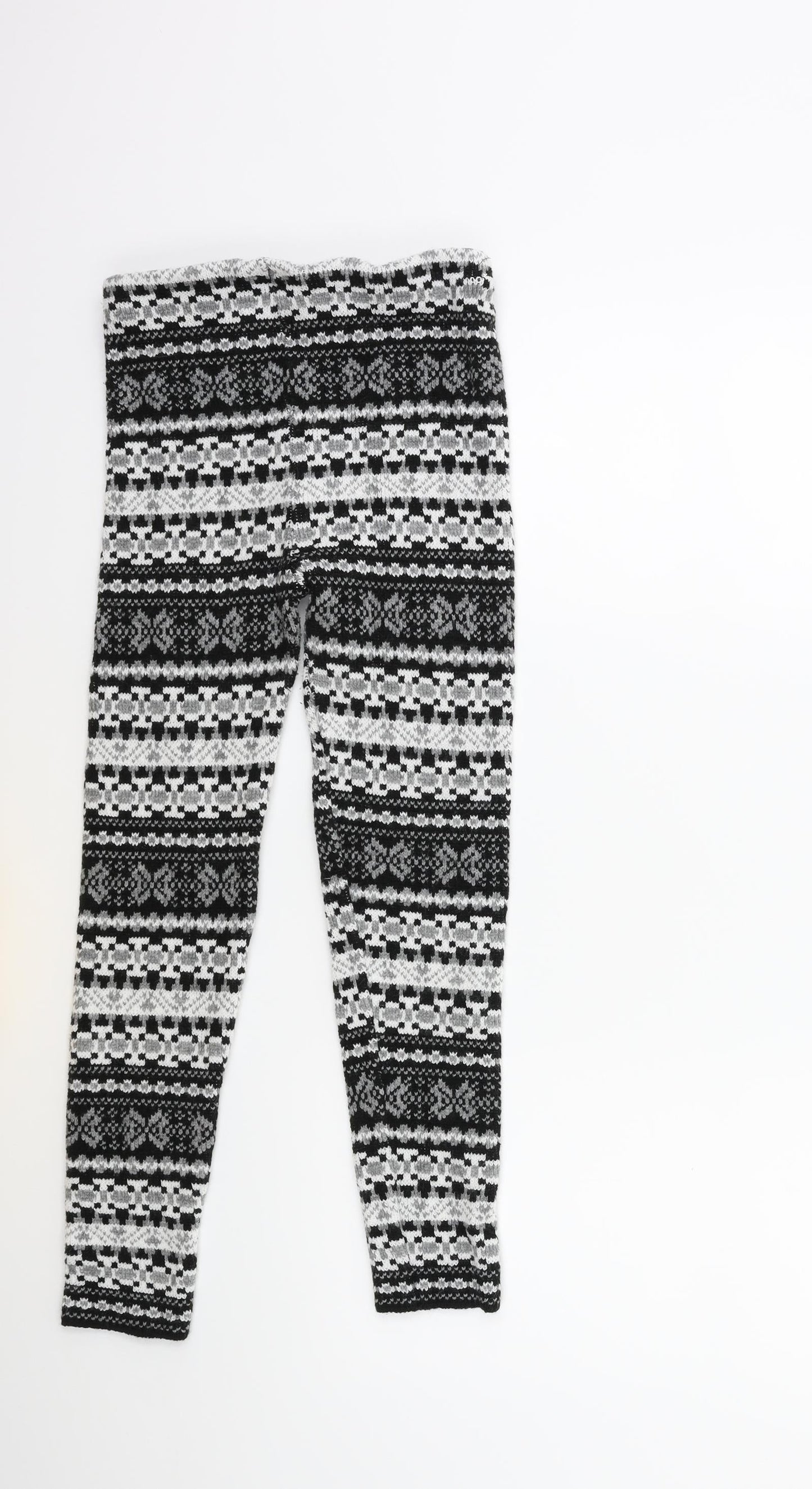 Preworn Womens Grey Striped  Capri Trousers Size 23 in L22 in