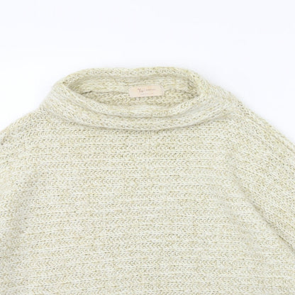 Preloved TU Womens Gold  Knit Pullover Jumper Size 14 - Detail