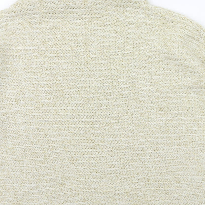 Preloved TU Womens Gold  Knit Pullover Jumper Size 14 - Label