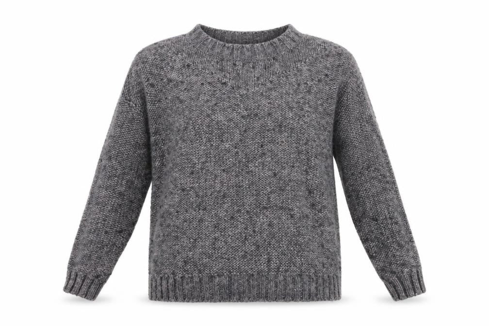 Wallace Womens Grey  Knit Pullover Jumper Size XS