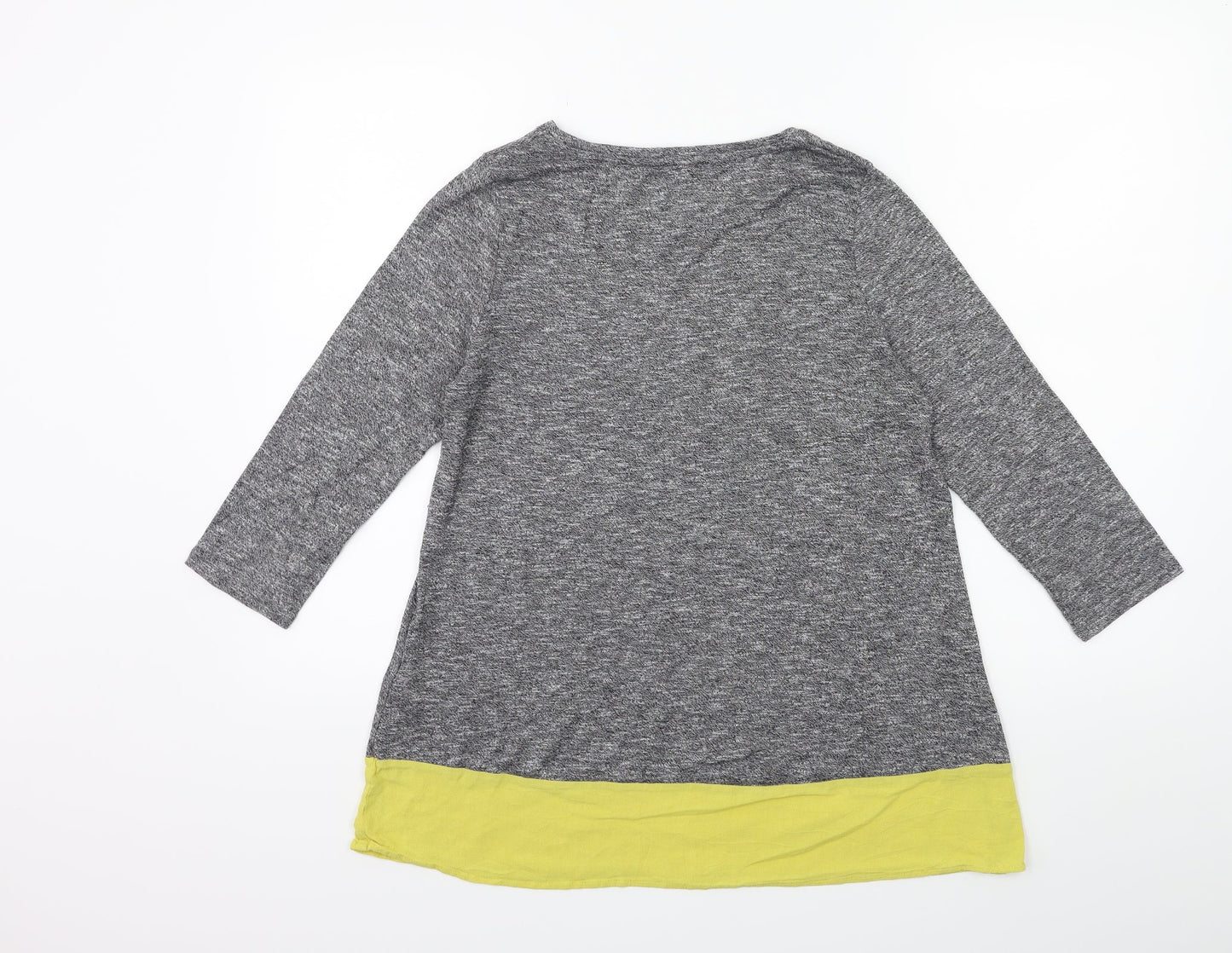 Marks and Spencer Womens Grey  Knit Pullover Jumper Size 10