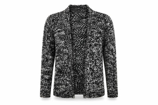 Tisai Womens Black  Knit Cardigan Jumper Size 12