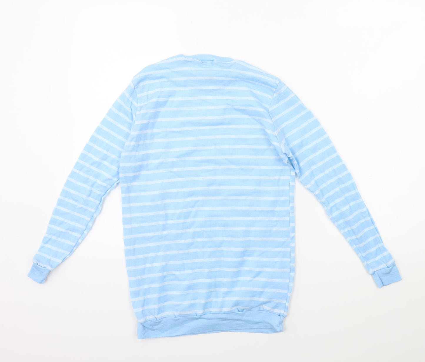 Rodeo Boys Blue Striped  Basic T-Shirt Size 8 Years