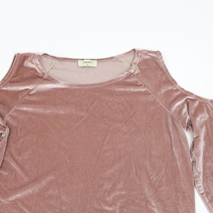 Papaya Womens Pink   Basic T-Shirt Size 10