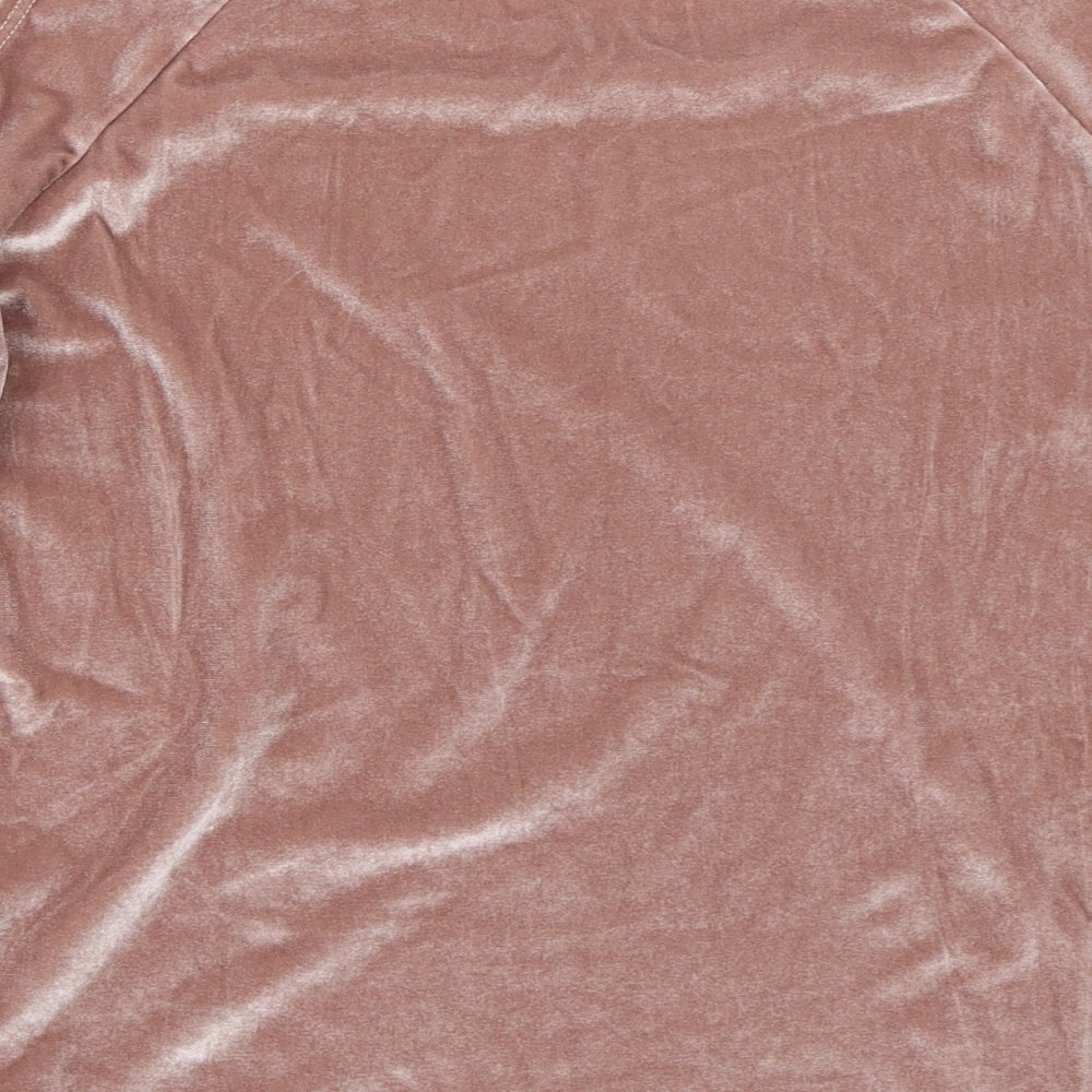 Papaya Womens Pink   Basic T-Shirt Size 10