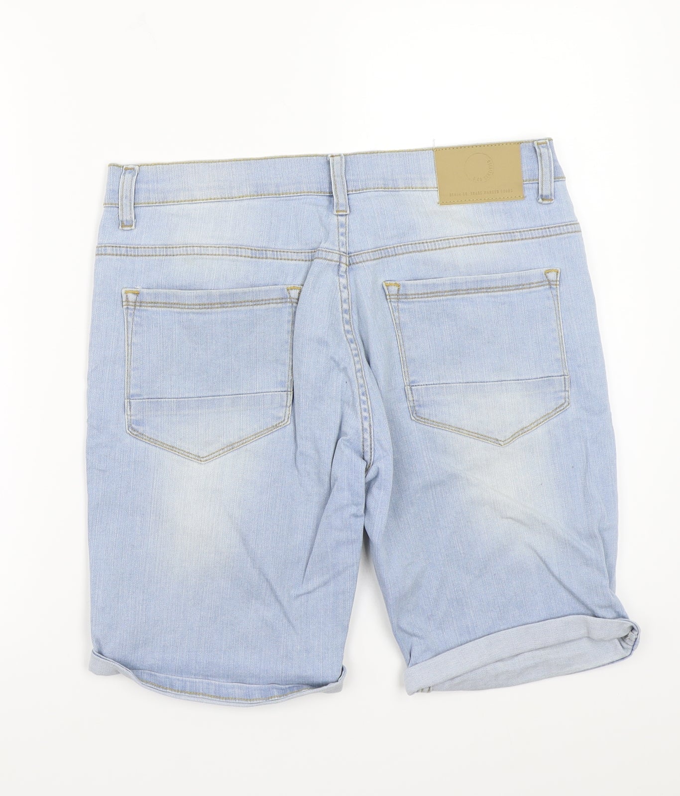 Denim & Co. Womens Blue   Cut-Off Shorts Size 30