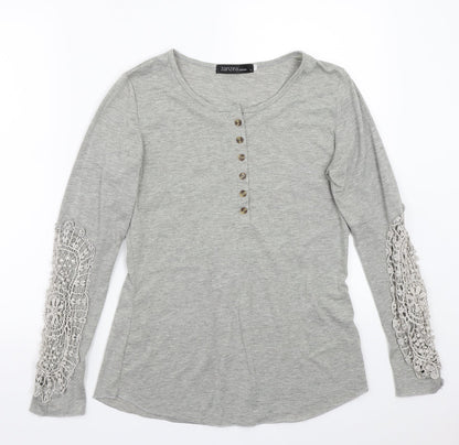 Zanzea Womens Grey   Basic T-Shirt Size S