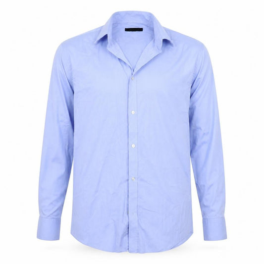 George Mens Blue    Button-Up Size 15