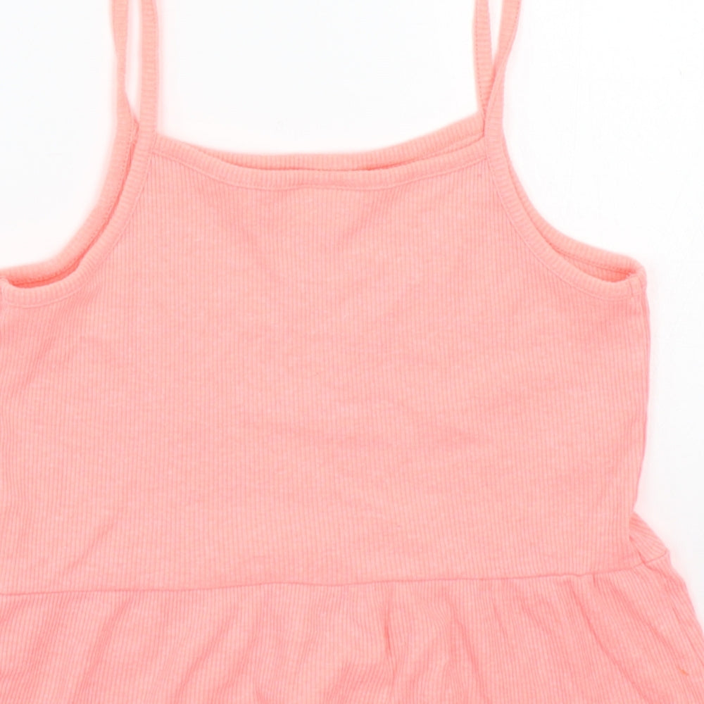 F&F Girls Pink   Basic Tank Size 3-4 Years