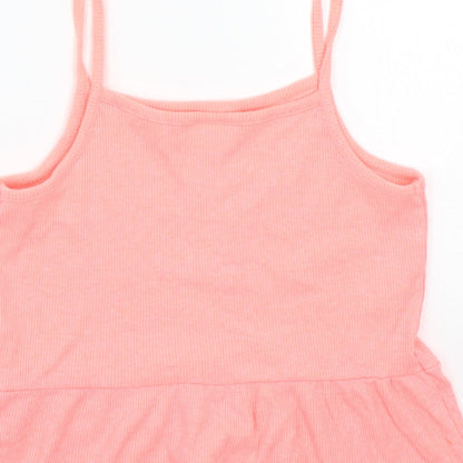 F&F Girls Pink   Basic Tank Size 3-4 Years