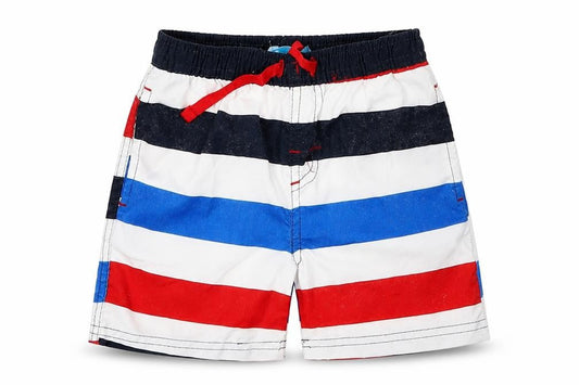 Rebel Boys Multicoloured Striped  Cropped Trousers Size 12-18 Months