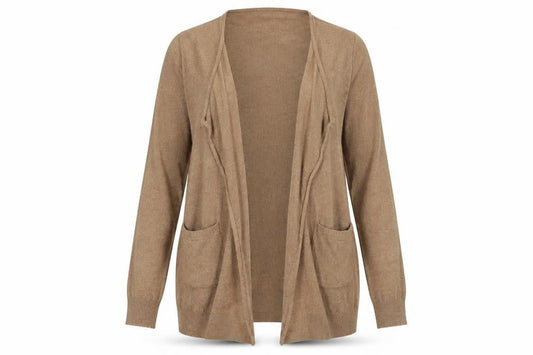 Next Womens Brown  Knit Cardigan Jumper Size 12