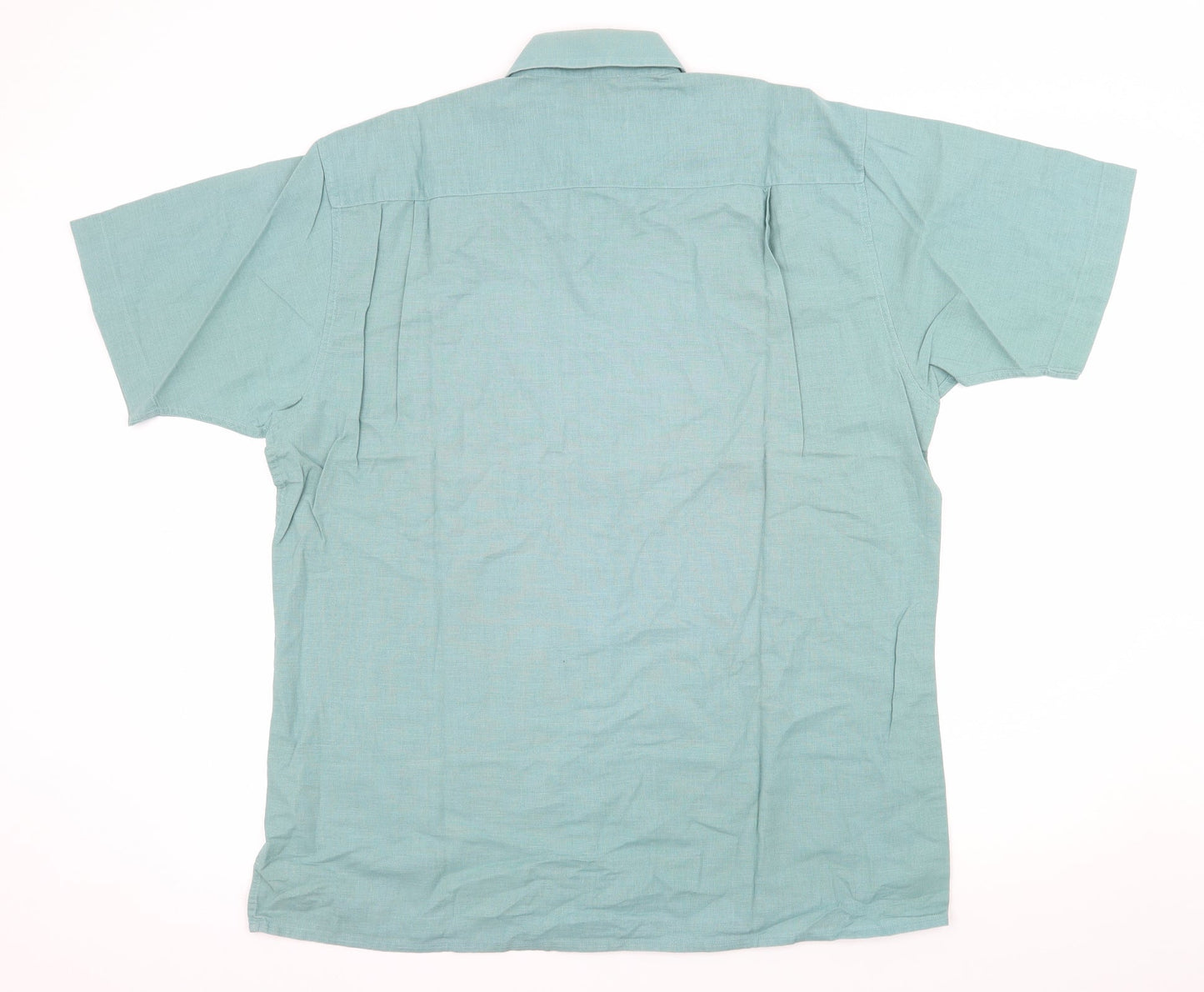 Classic Casuals Mens Green    Button-Up Size M