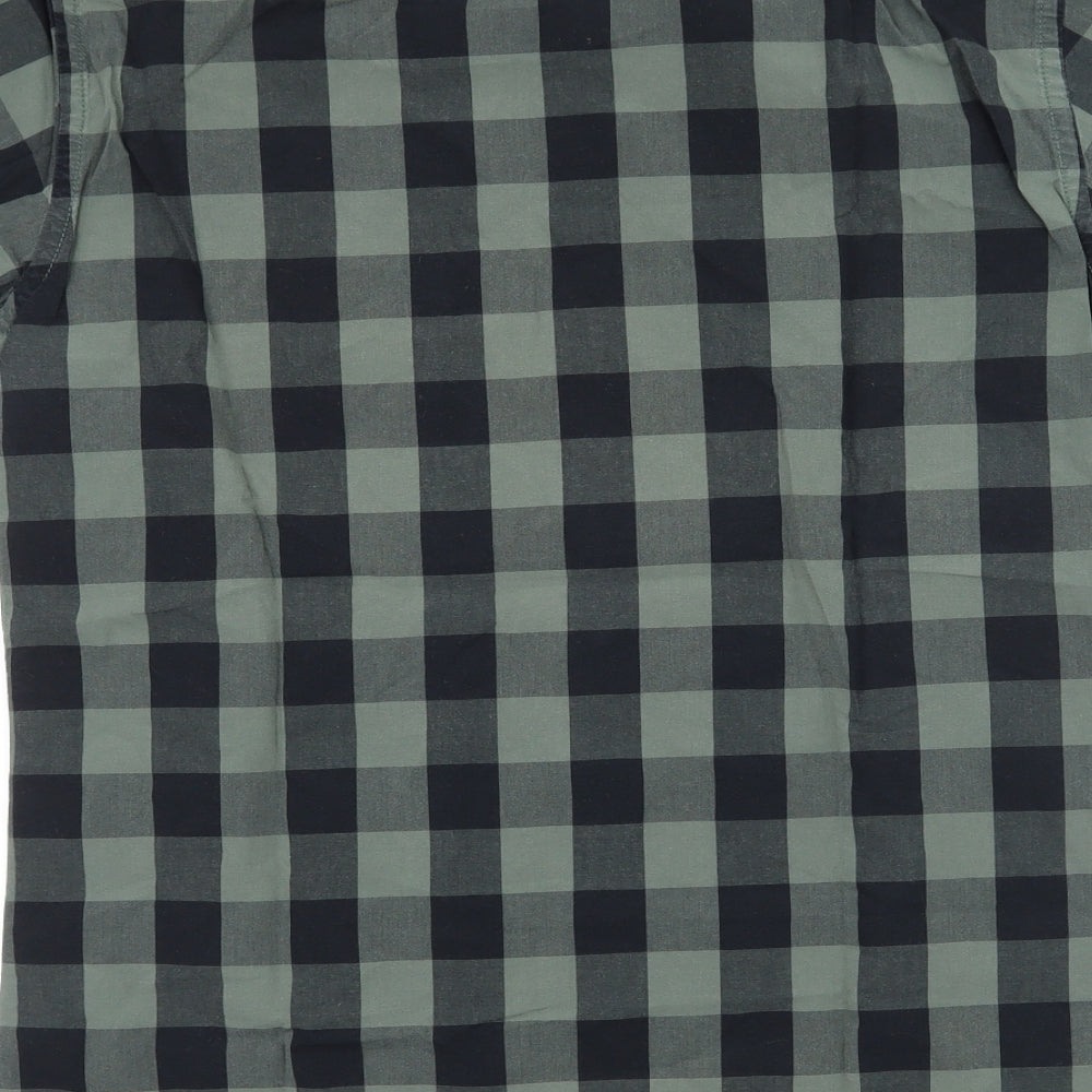 TU Mens Clear    Button-Up Size M