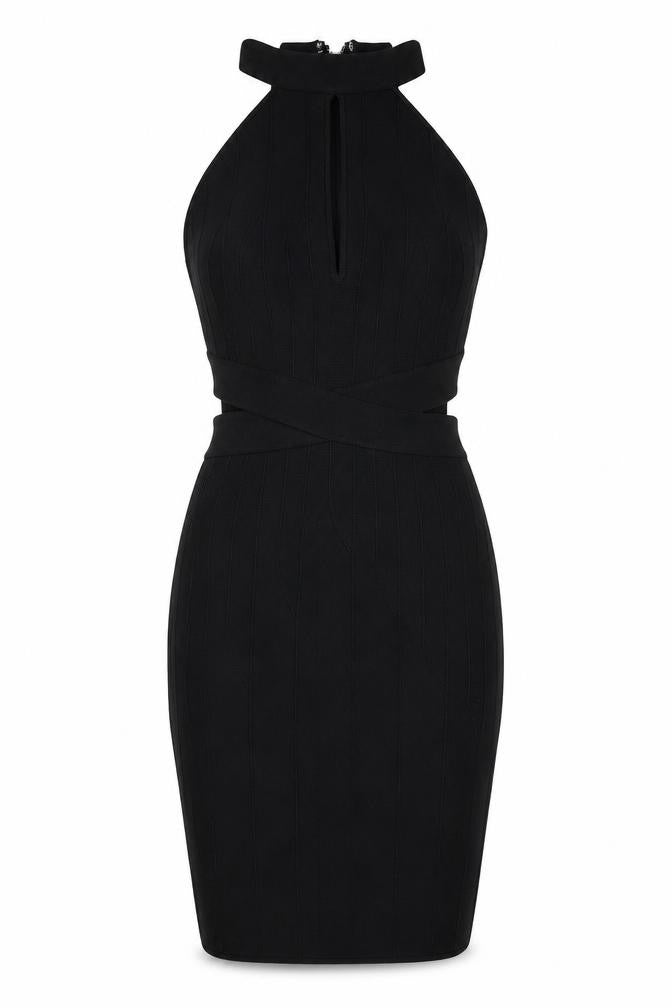 Preworn Womens Black   Bodycon  Size XS