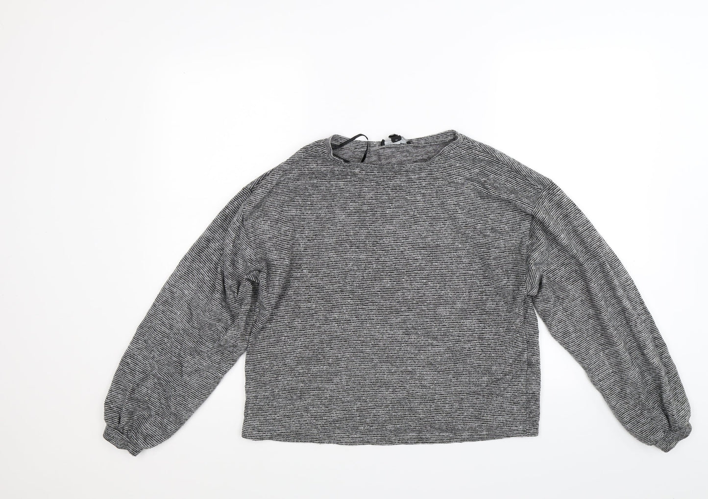 New Look Womens Grey  Knit Pullover Jumper Size M