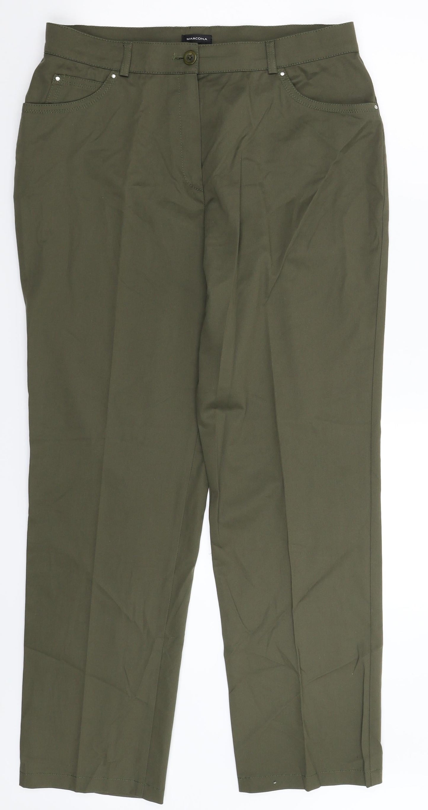 Marcona Womens Grey   Dress Pants Trousers Size 32 in L30 in