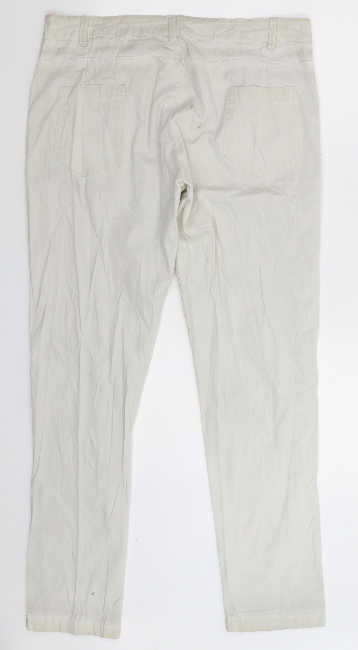 Preworn Womens Grey   Trousers  Size 34 in L30 in