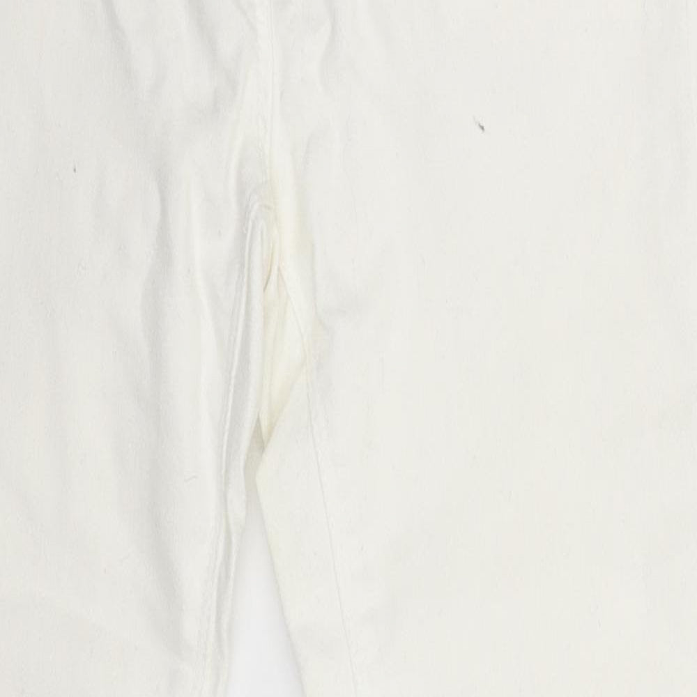 Love Label Womens White  Denim Skinny Jeans Size 8 L28 in