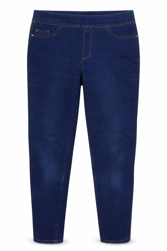 Denim & Co. Womens Blue  Denim Jegging Jeans Size 12 L28 in