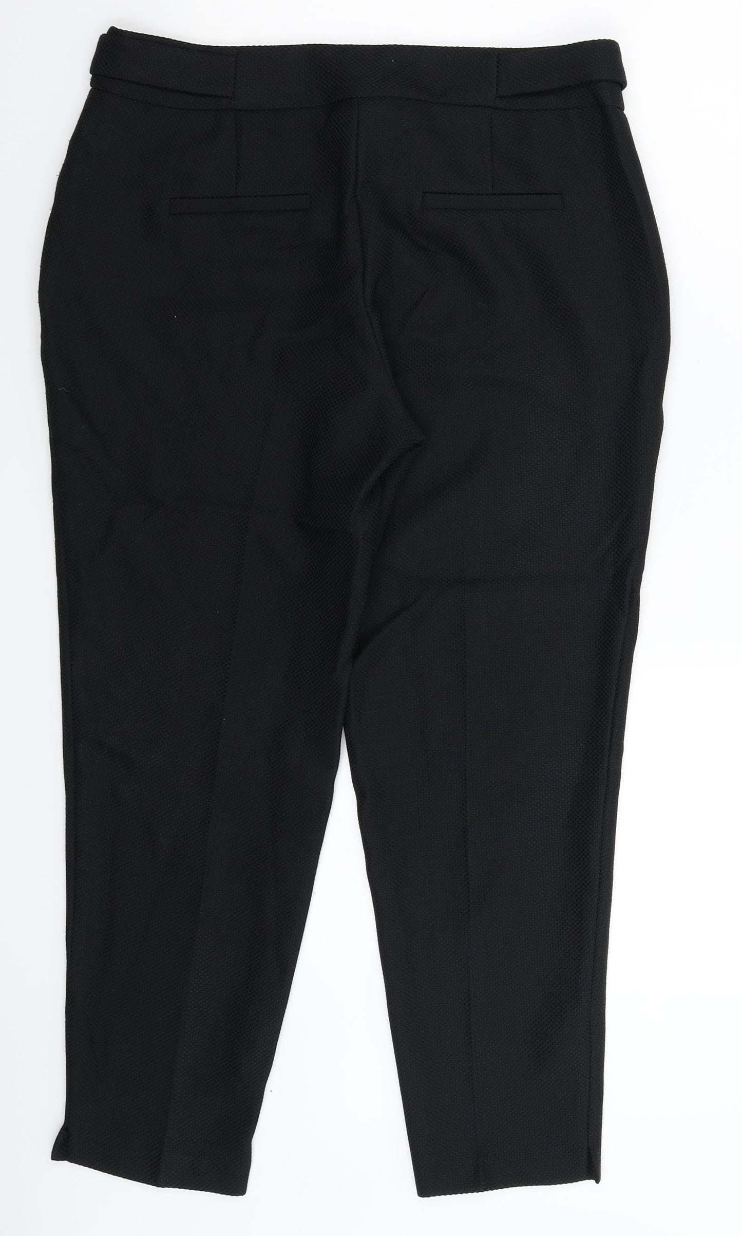 Dorothy Perkins Womens Black   Trousers  Size 12 L26 in