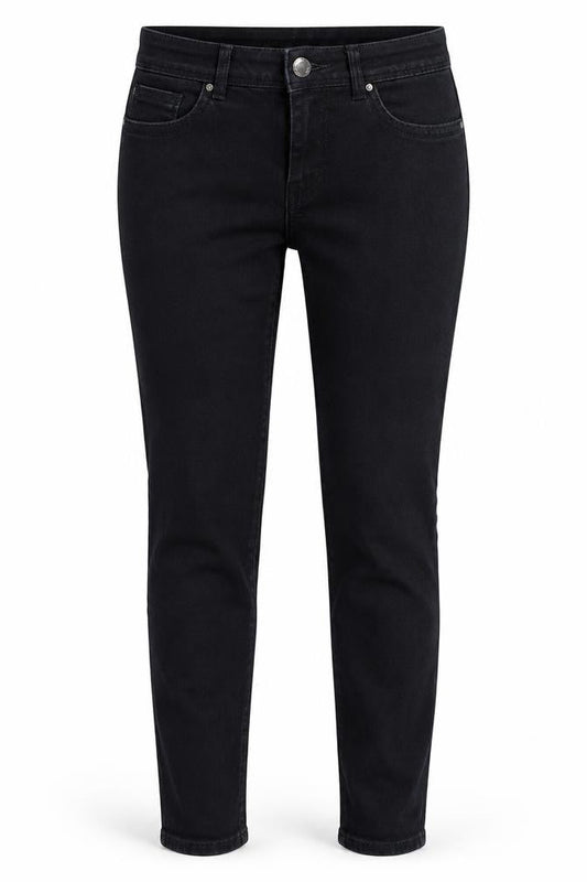 Denim & Co. Womens Black  Denim Jegging Jeans Size 10 L29 in