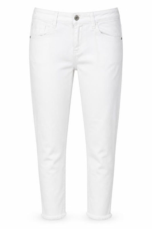 Denim & Co. Womens White  Denim Skinny Jeans Size 12 L27 in