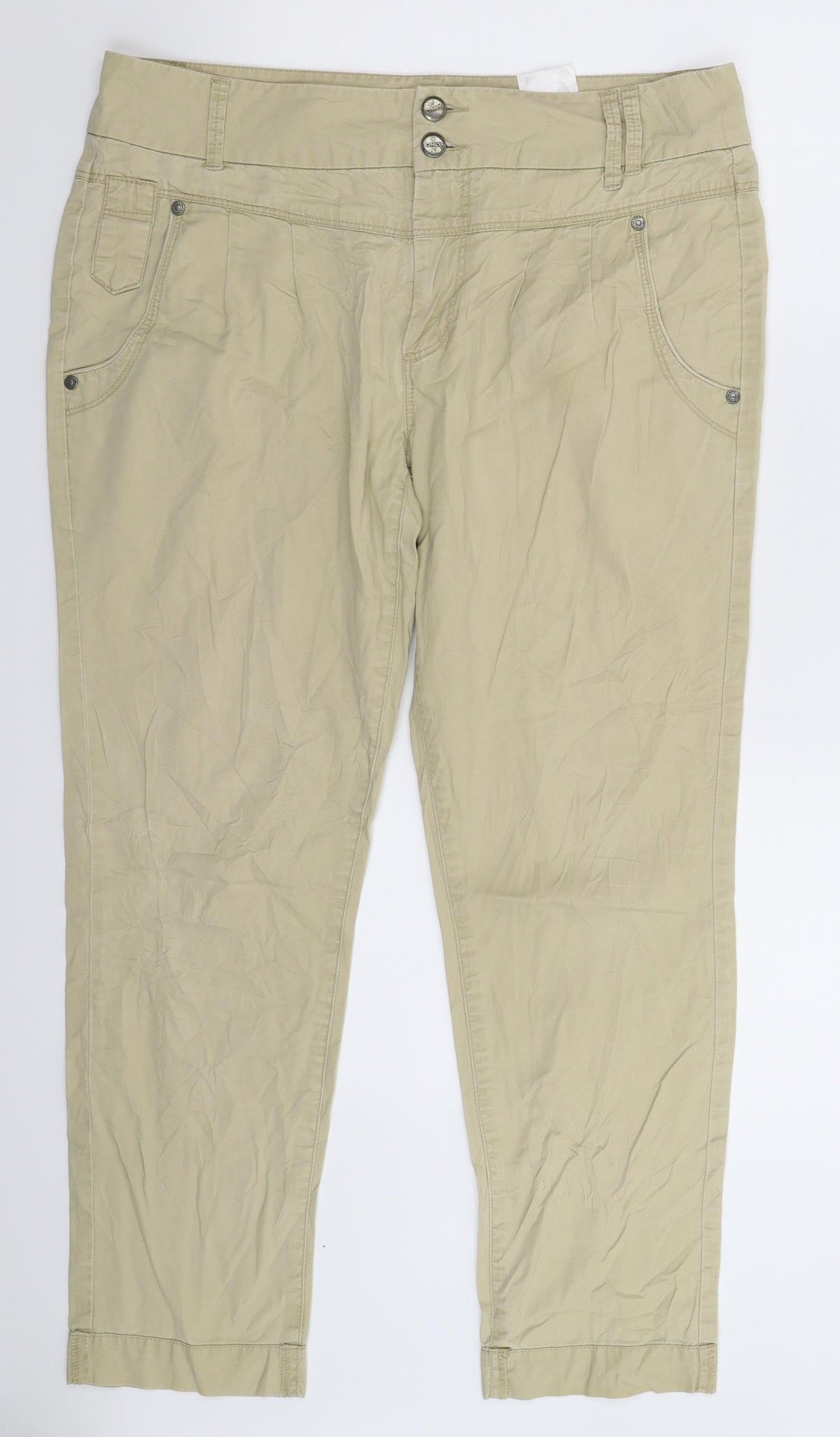 Only Womens Beige   Trousers  Size 34 in L26 in