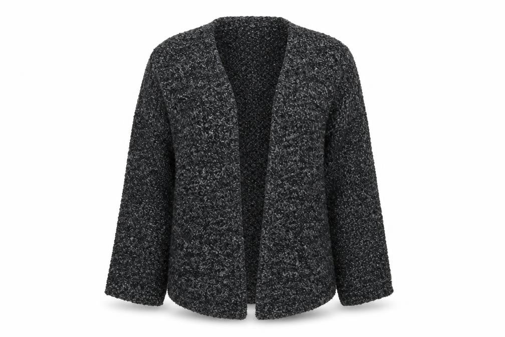 Divided Womens Black  Knit Cardigan Jumper Size S