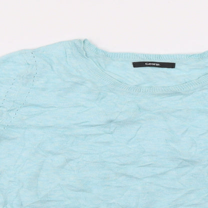 George Womens Blue   Pullover Jumper Size 10
