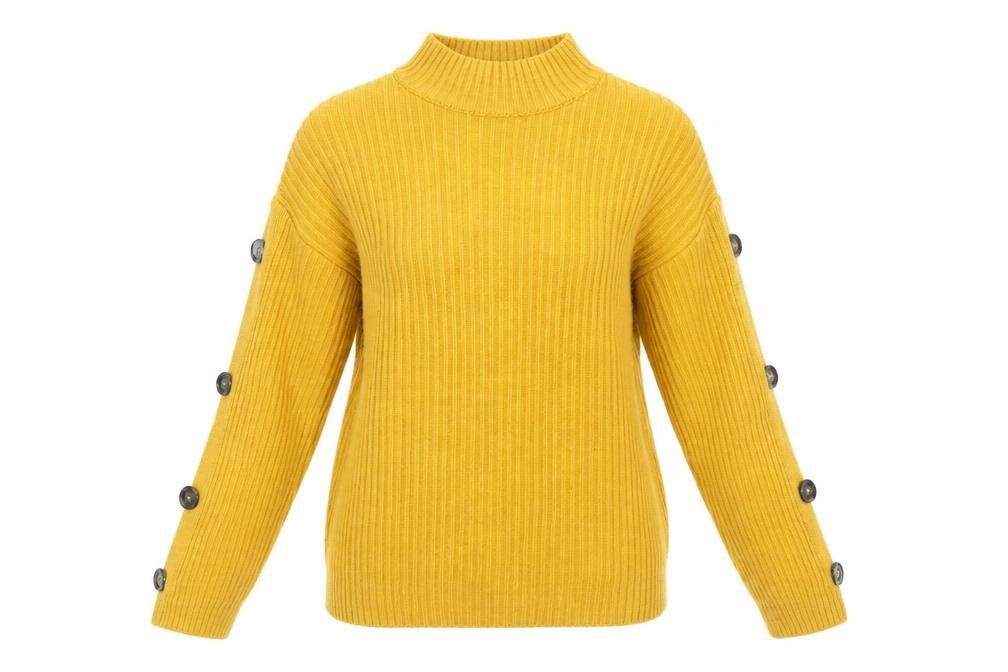 Primark Womens Gold   Pullover Jumper Size 6