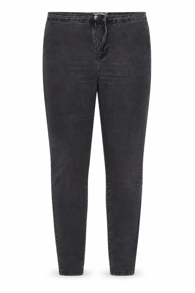 Denim & Co. Womens Black  Denim Tapered Jeans Size 16 L29 in