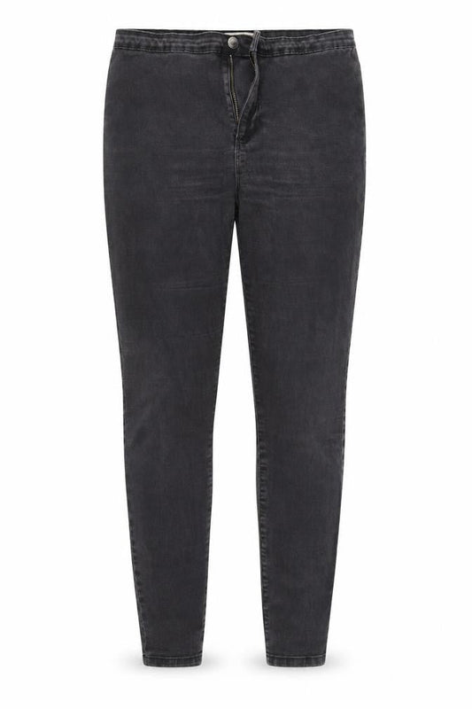Denim & Co. Womens Black  Denim Tapered Jeans Size 16 L29 in