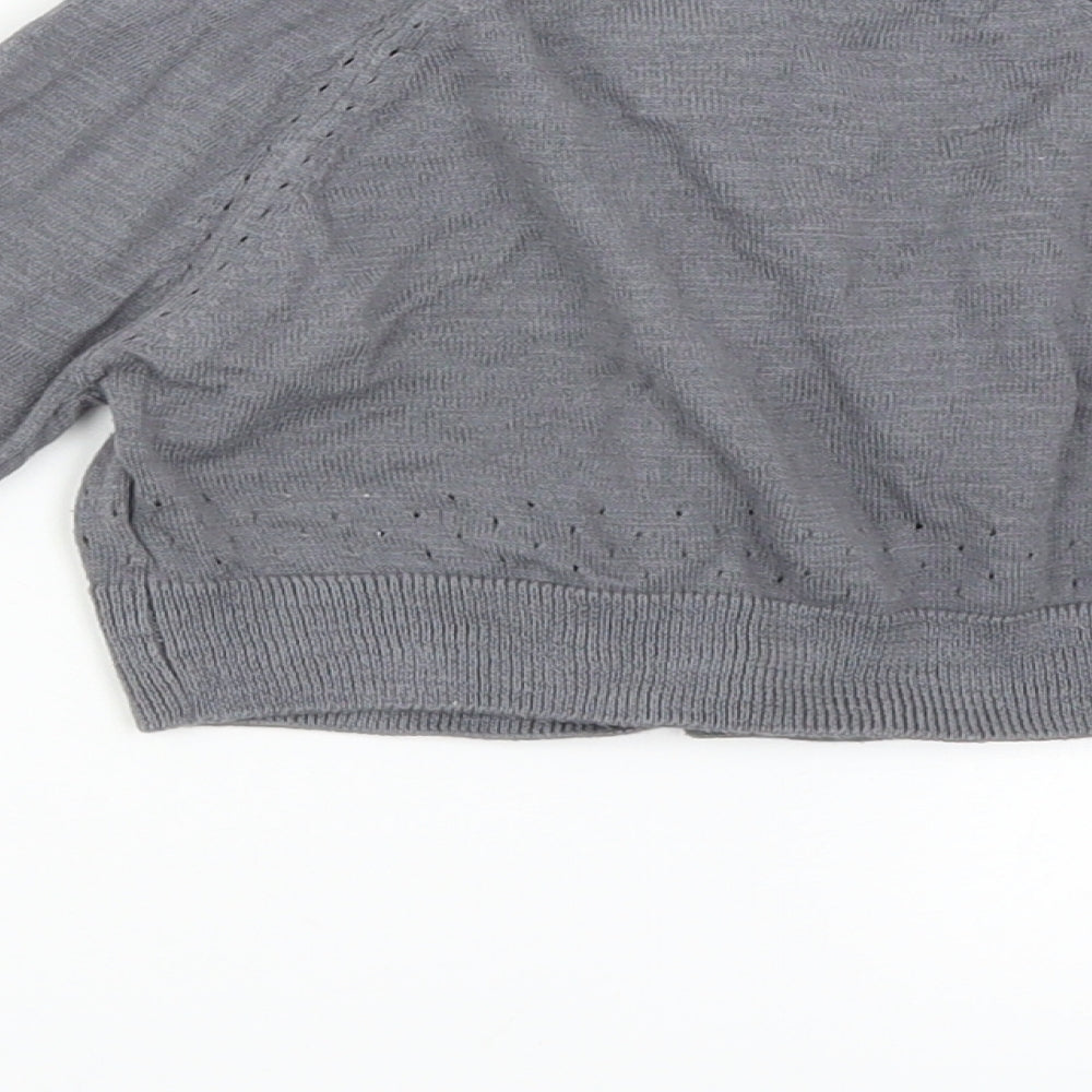 Mothercare Girls Grey   Cardigan Jumper Size 4 Years