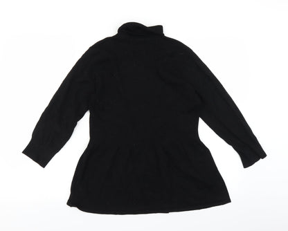 Preloved Marks and Spencer Womens Black   Basic Blouse Size 12 - Front