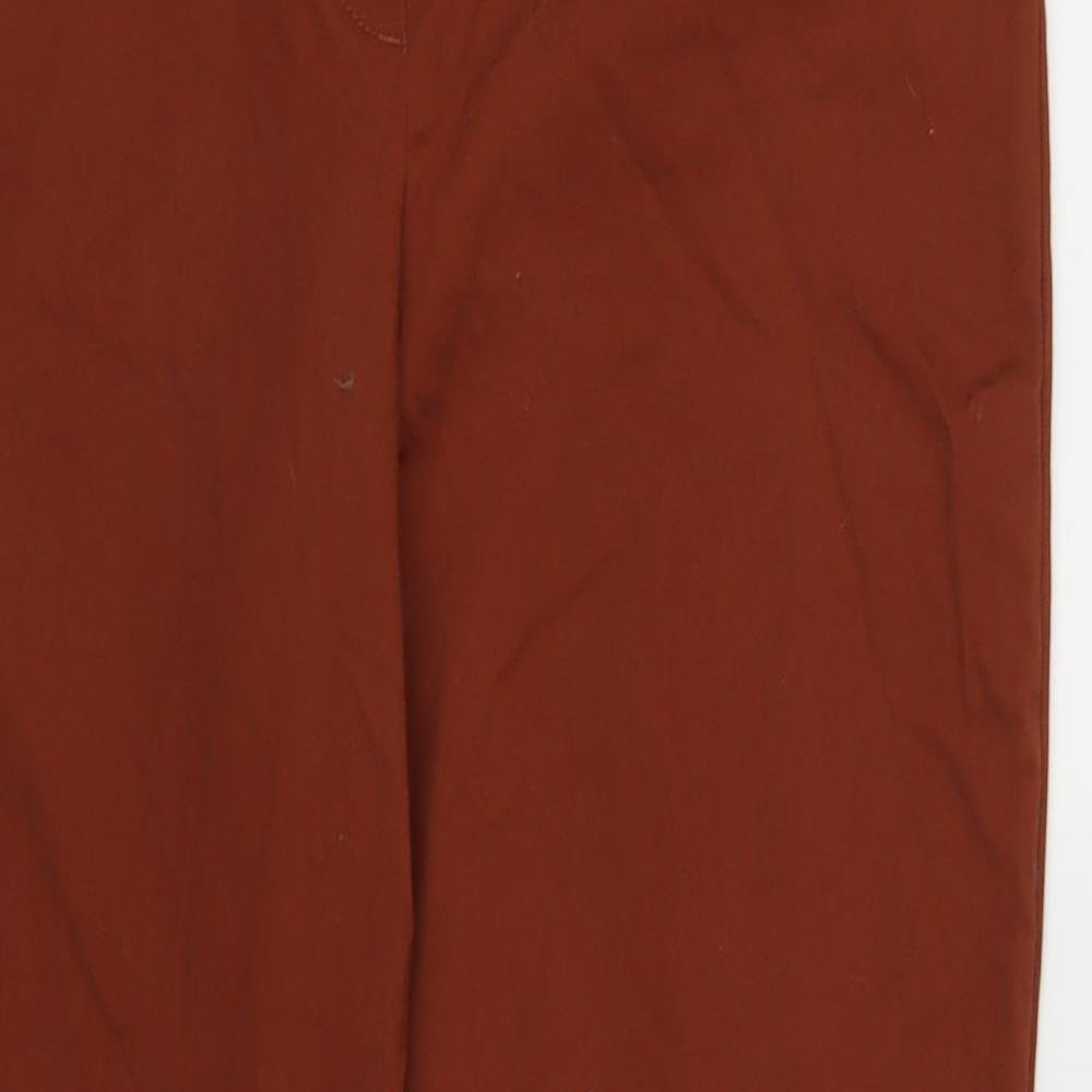 H&M Womens Brown   Chino Trousers Size 12 L26 in