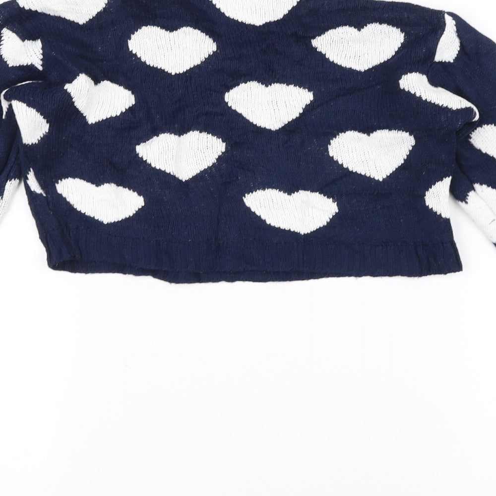 West End Womens Blue   Pullover Jumper Size M