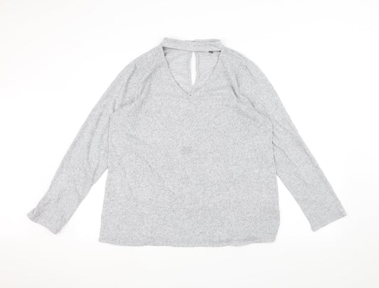 F&F Womens Grey   Pullover Jumper Size 16
