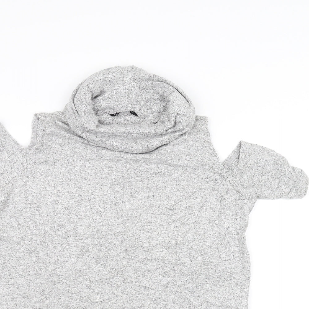 Select Womens Grey   Basic T-Shirt Size 14