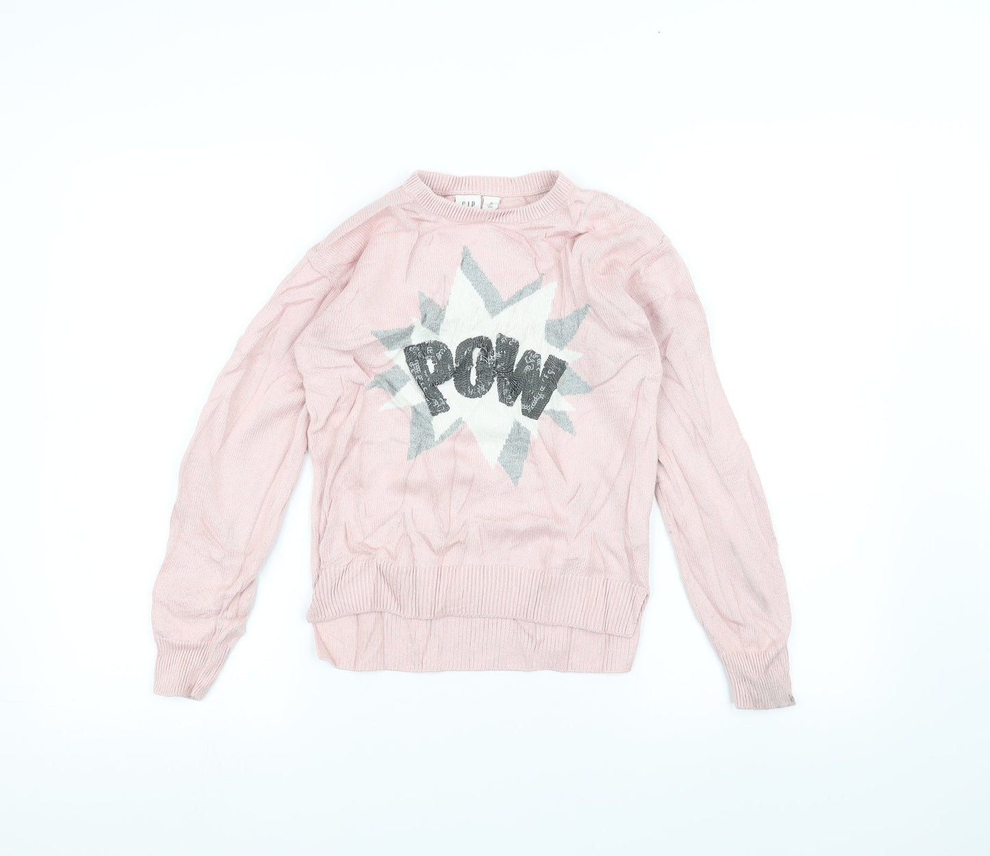 Gap Girls Pink   Pullover Jumper Size 8 Years