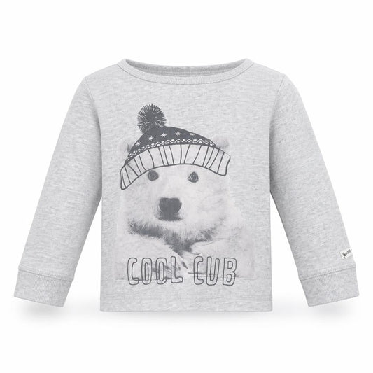 Mothercare Baby Grey   Basic T-Shirt Size 18-24 Months  - Polar Bear