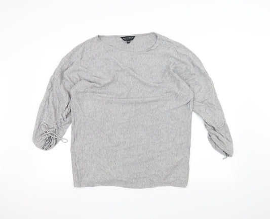 Dorothy Perkins Womens Grey   Pullover Jumper Size 16