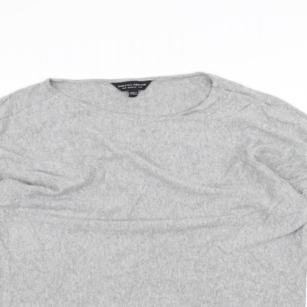 Dorothy Perkins Womens Grey   Pullover Jumper Size 16
