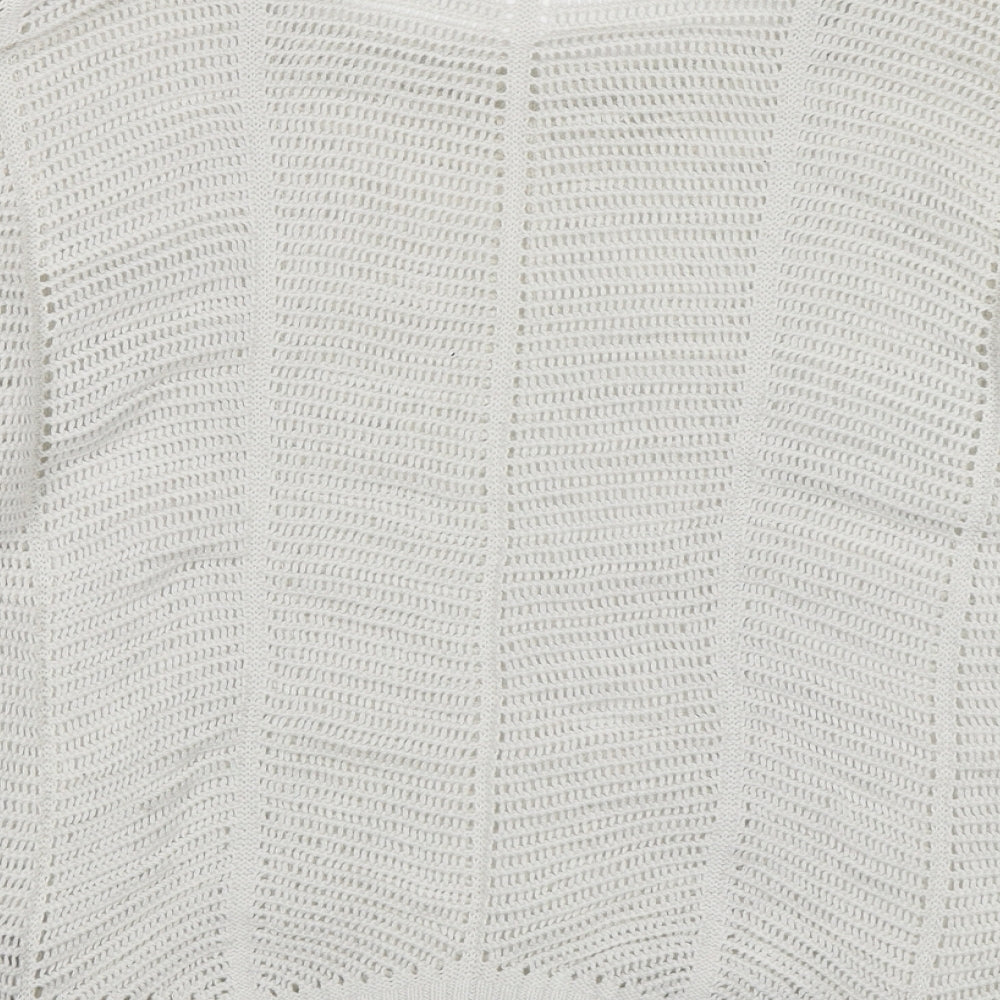 New Look Womens White   Pullover Jumper Size 10