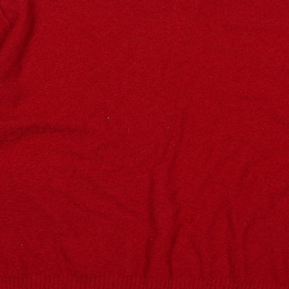 Preloved Cashi Womens Red   Jersey Blouse Size 18 - Label