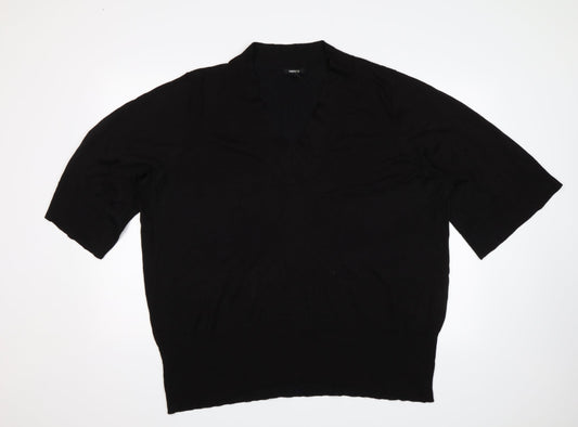 H&M Womens Black   Jersey T-Shirt Size 3XL